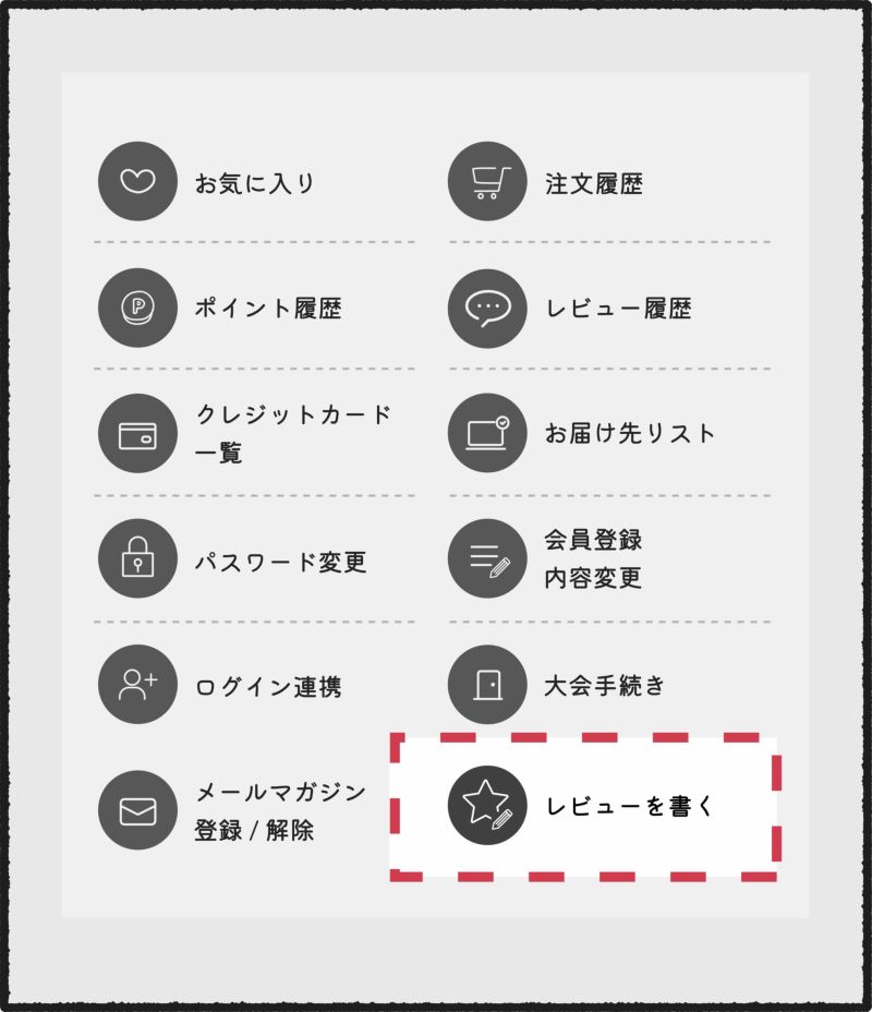 マイページ項目の追加 - 画像1